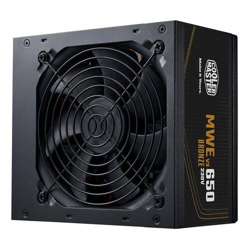 COOLER MASTER ALIMENTATORE MWE BRONZE 650 V3 650W 80+ BRONZE ATX 3.1 120MM FAN