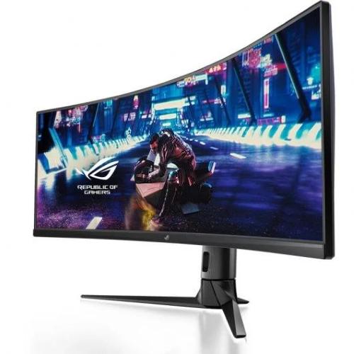 Asus ROG Strix XG49VQ Monitor 49" Curvo 144Hz VA UWHDR 4ms FreeSync Multimediale USB 2*HDMI/DP Nero