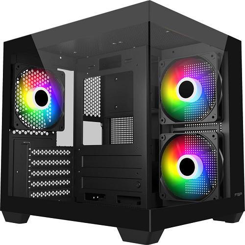 "FORTRON CASE M.TOWER S140 USB3.0*1 USB2.0*2, 120MM REVERSE ARGB FAN* 2 & RE"