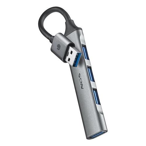 NGS MINI HUB 4 PORTE USB, 1 X USB 3.2 GEN1 E 3 X USB 2.0, PC E MAC