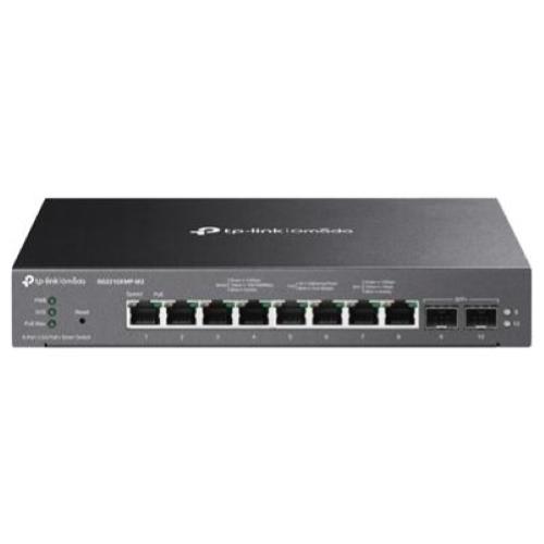 SWITCH 8P 2.5GBASE-T E 2P 10GE SFP+TP-LINK SG2210XMP-M2 CON 8P POE+ 802.3AT/AF SFP - ALIM.160W POE-