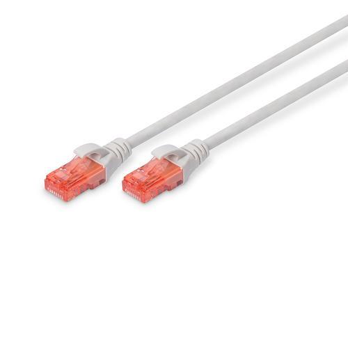 DIGITUS CAVO PATCH U/UTP CAT 6 - LSZH 2,5 MT. COLORE GRIGIO