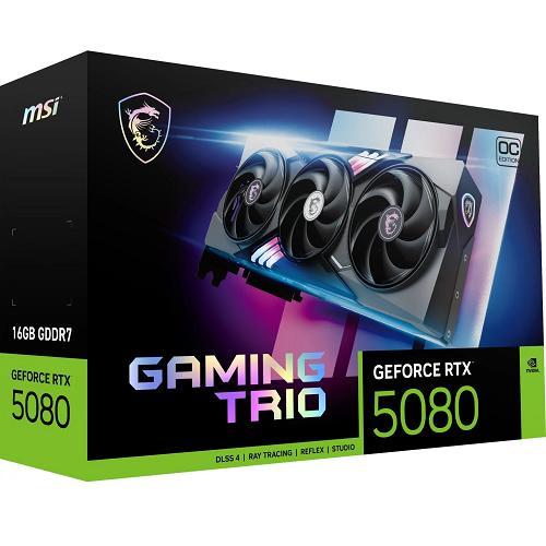 VGA MSI GEFORCE RTX 5080 16G GAMING TRIO OC