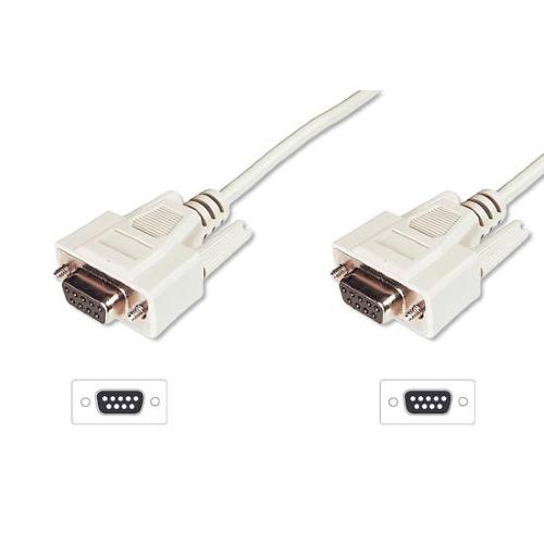CAVO PROLUNGA 9 POLI (PER MODEM MOUSE ECC.) CUSTODIE PRESSOFUSE VITI LUNGHE CONNESSIONI DRITTE FEMMINA/FEMMINA MT.2 (AK 152 2M)