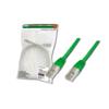 CAVO RETE UTP CAT. 5E NON SCHERMATO - LUNGHEZZA MT. 0,5 - COLORE VERDE