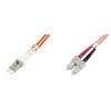 CAVO FIBRA OTTICA LC A SC MULTIMODE DUPLEX 50/125 MT.3 (DK-2532-03)