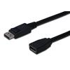 CAVO PROLUNGA DISPLAYPORT CONNETTORI DP MASCHIO/FEMMINA MT. 2