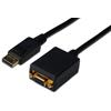 CAVO ADATTATORE DISPLAYPORT DP MASCHIO - VGA 15 POLI FEMMINA