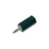 ADATTATORE AUDIO DA 3 PIN 2.5 MM. STEREO MASCHIO A 3 PIN 3,5 MM. STEREO FEMMINA