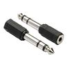 ADATTATORE AUDIO STEREO CONNETTORI 6,3MM MASCHIO A 3,5MM FEMMINA