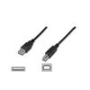 CAVO USB 2.0 CONNETTORI A-B, LUNGHEZZA MT. 1 COLORE NERO