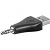 ADATTATORE USB "A" MASCHIO - CONNETTORE 3,5MM. MASCHIO